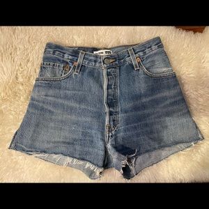 Re/Done Levi’s High rise short
